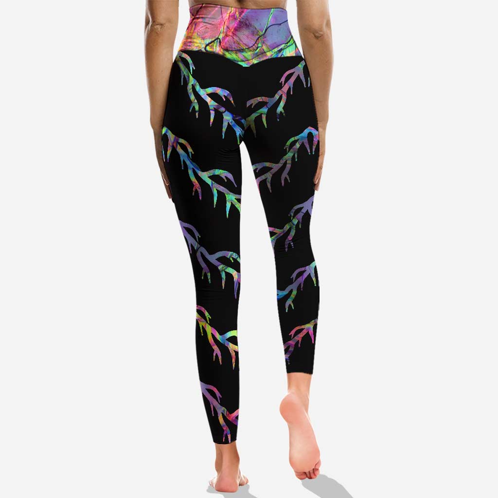 Country Girl - Personalized Hunting Hollow Tank Top and Leggings