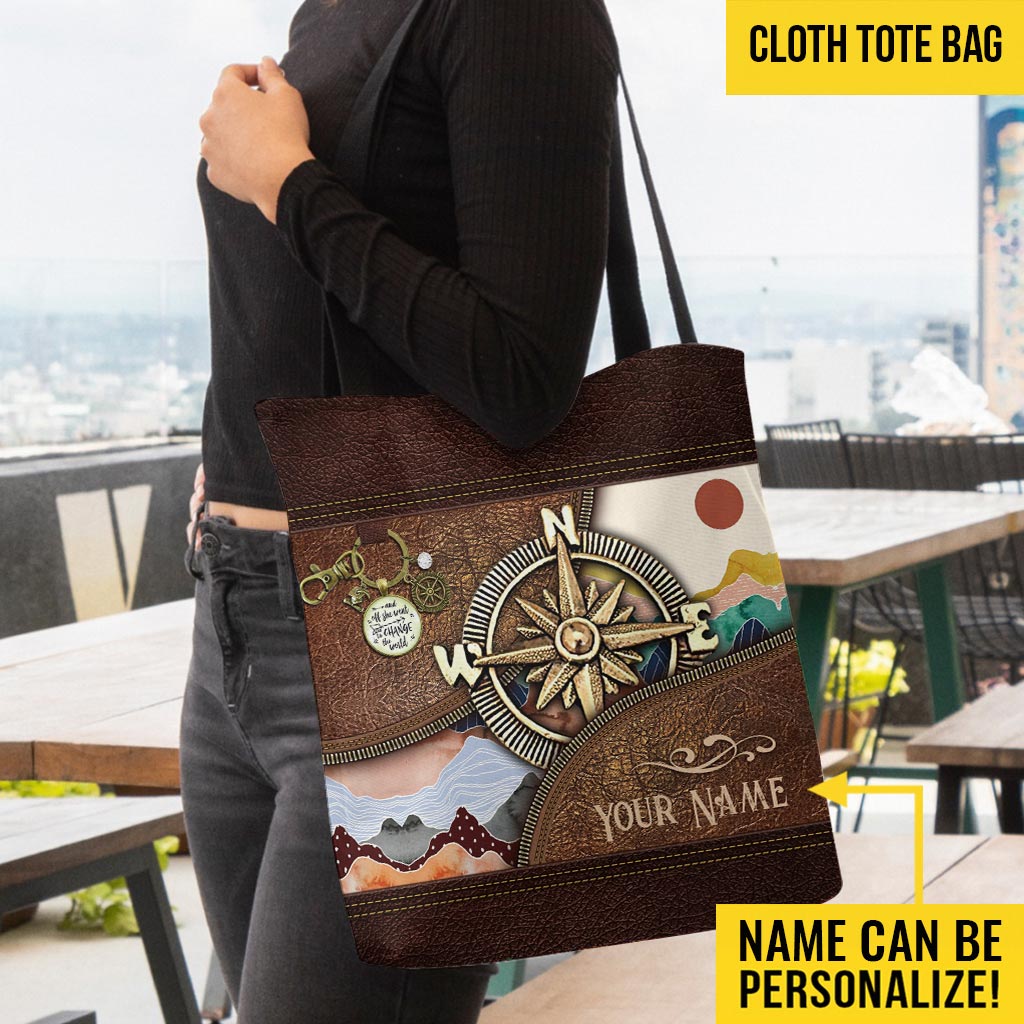 Mountain In My Soul - Hiking Personalized Tote Bag