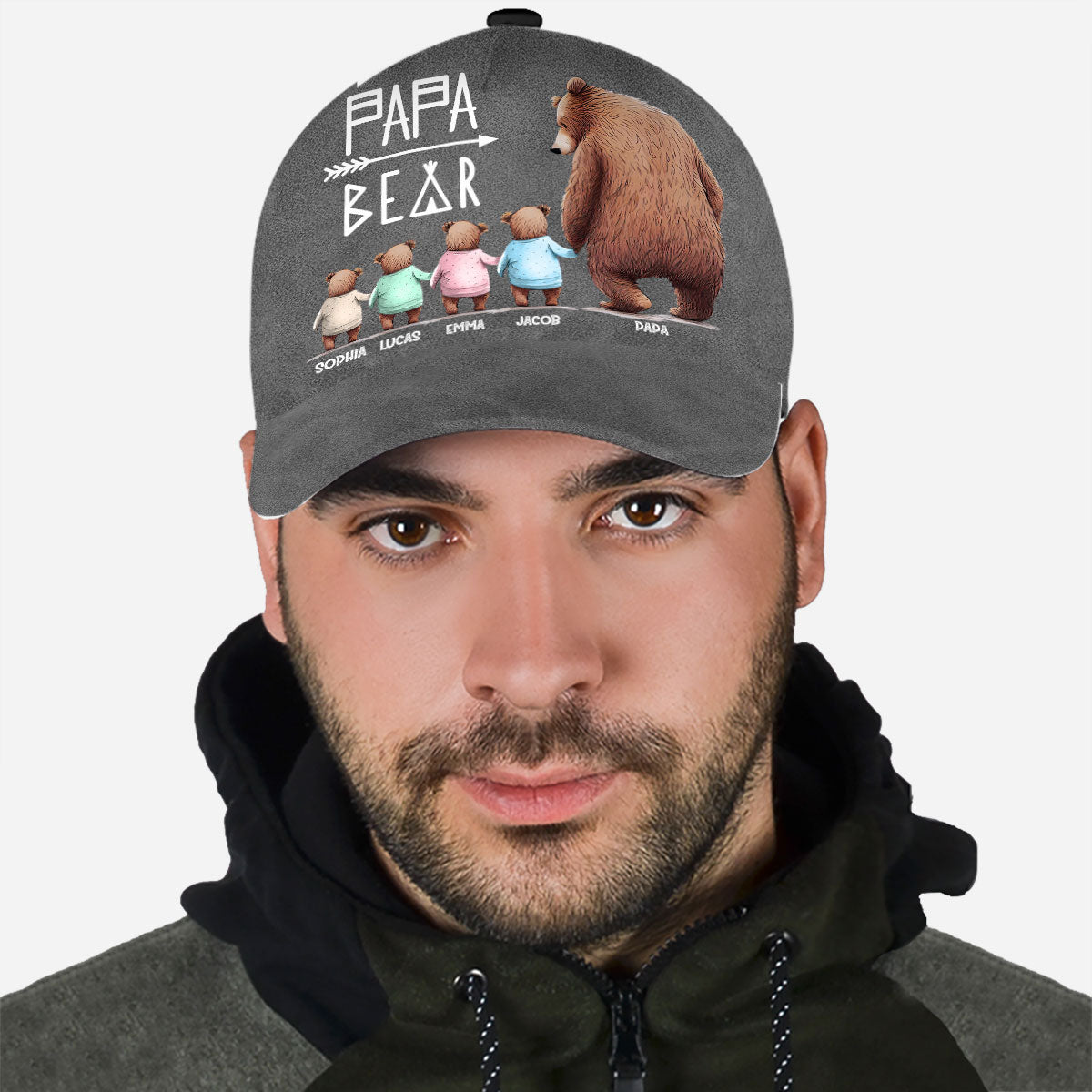Papa Bear - Personalized Grandpa Classic Cap
