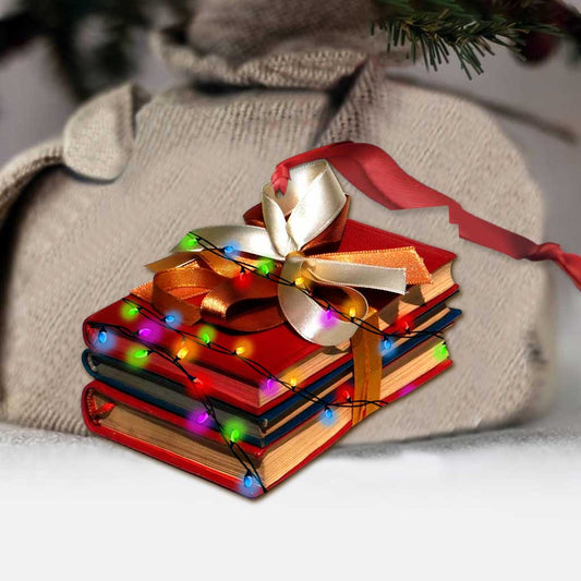 All I Want For Christmas - Christmas Book Ornament (Printed On Both Sides)