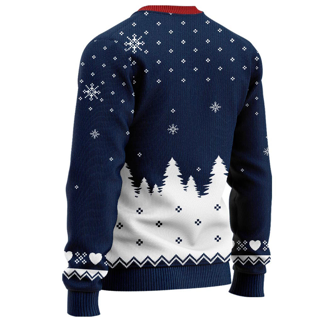 Best Dog Mom Ever Just Ask - Personalized Christmas Dog Ugly Sweater