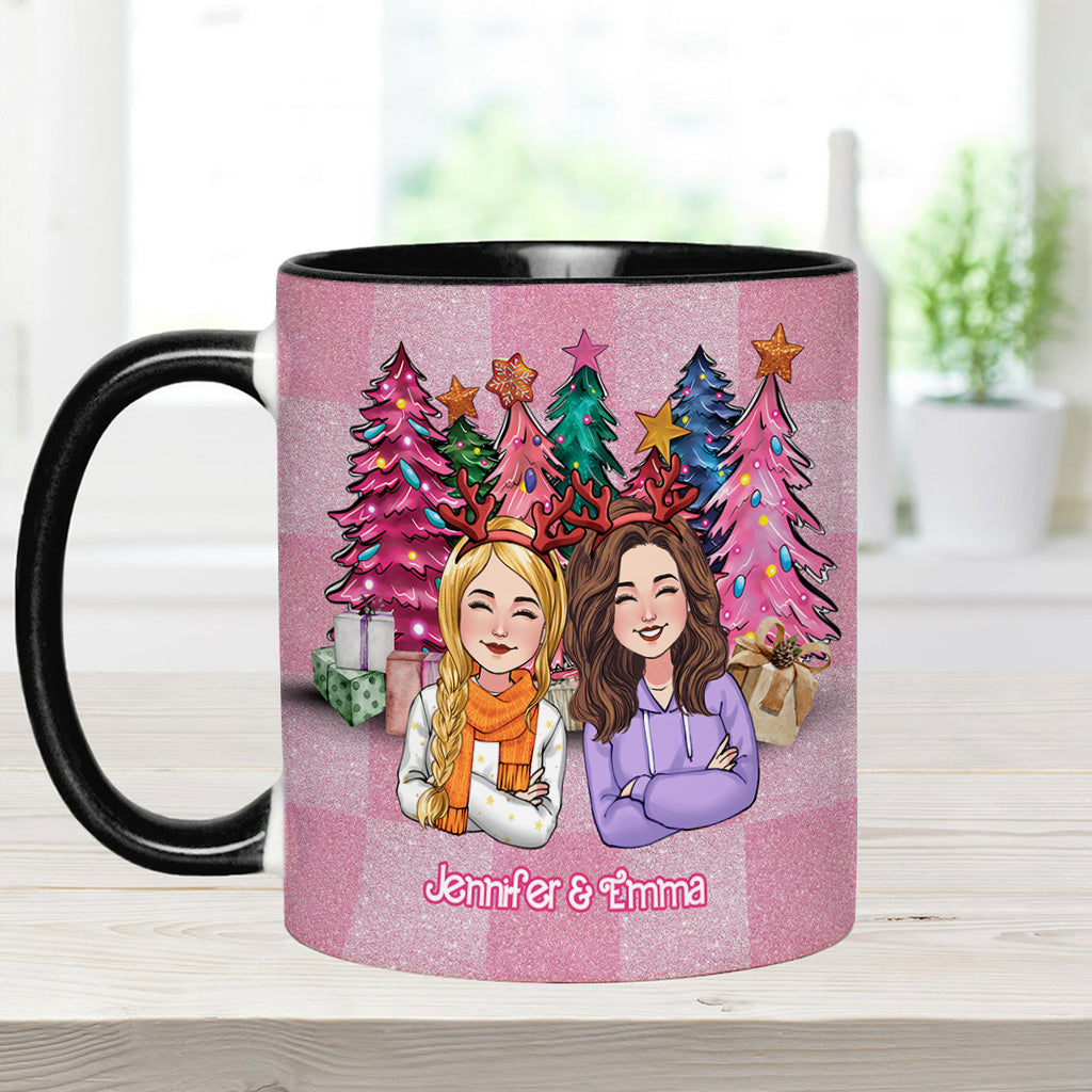 Come On Besties Let's Go Party - Personalized Bestie Accent Mug