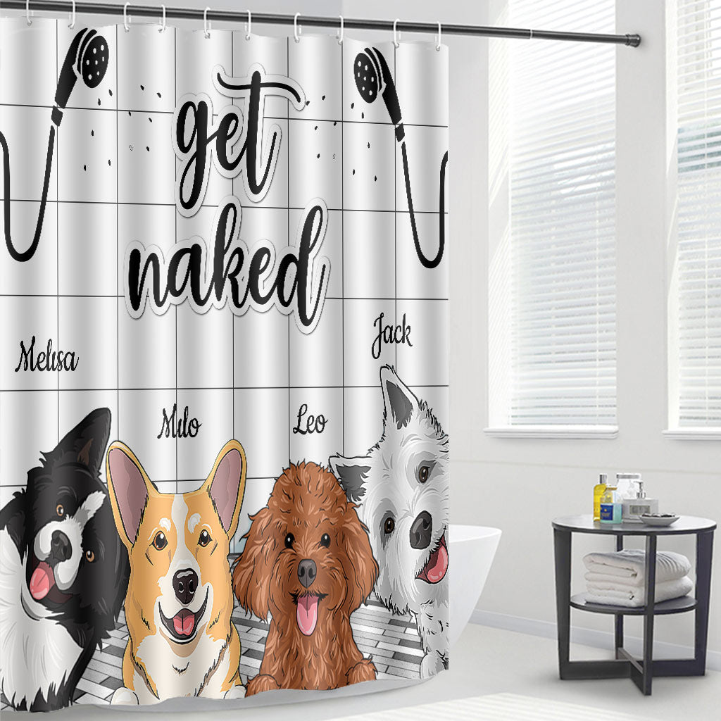 I Saw That - Personalized Dog Shower Curtain