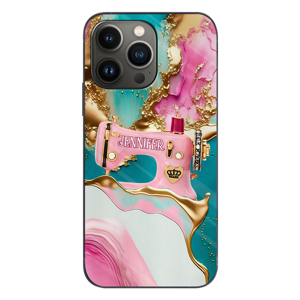 Love Sewing - Personalized Sewing Phone Case