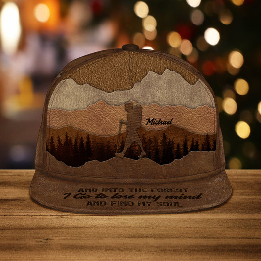 And Into The Forest I Go - Personalized Hiking Snapback