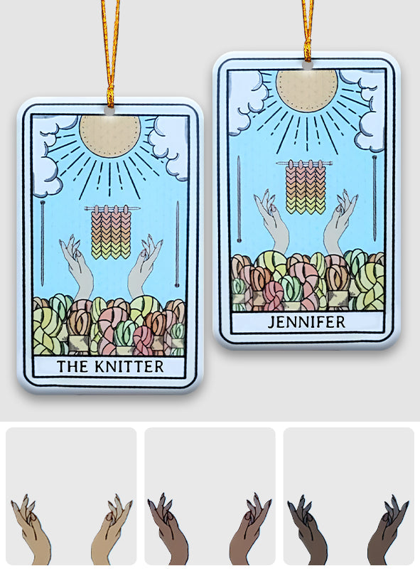 The Knitter - Personalized Knitting Ornament