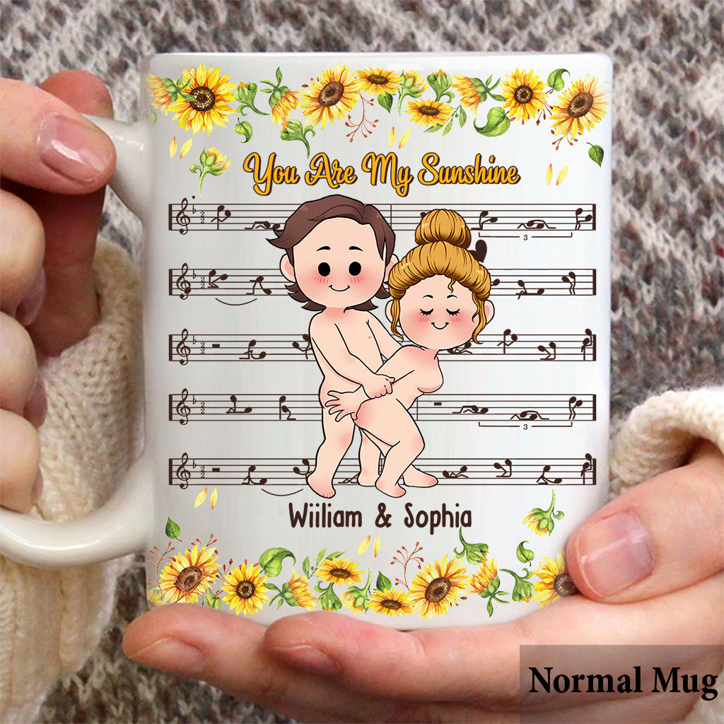 You Are My Sunshine - Personalized Couple Mug