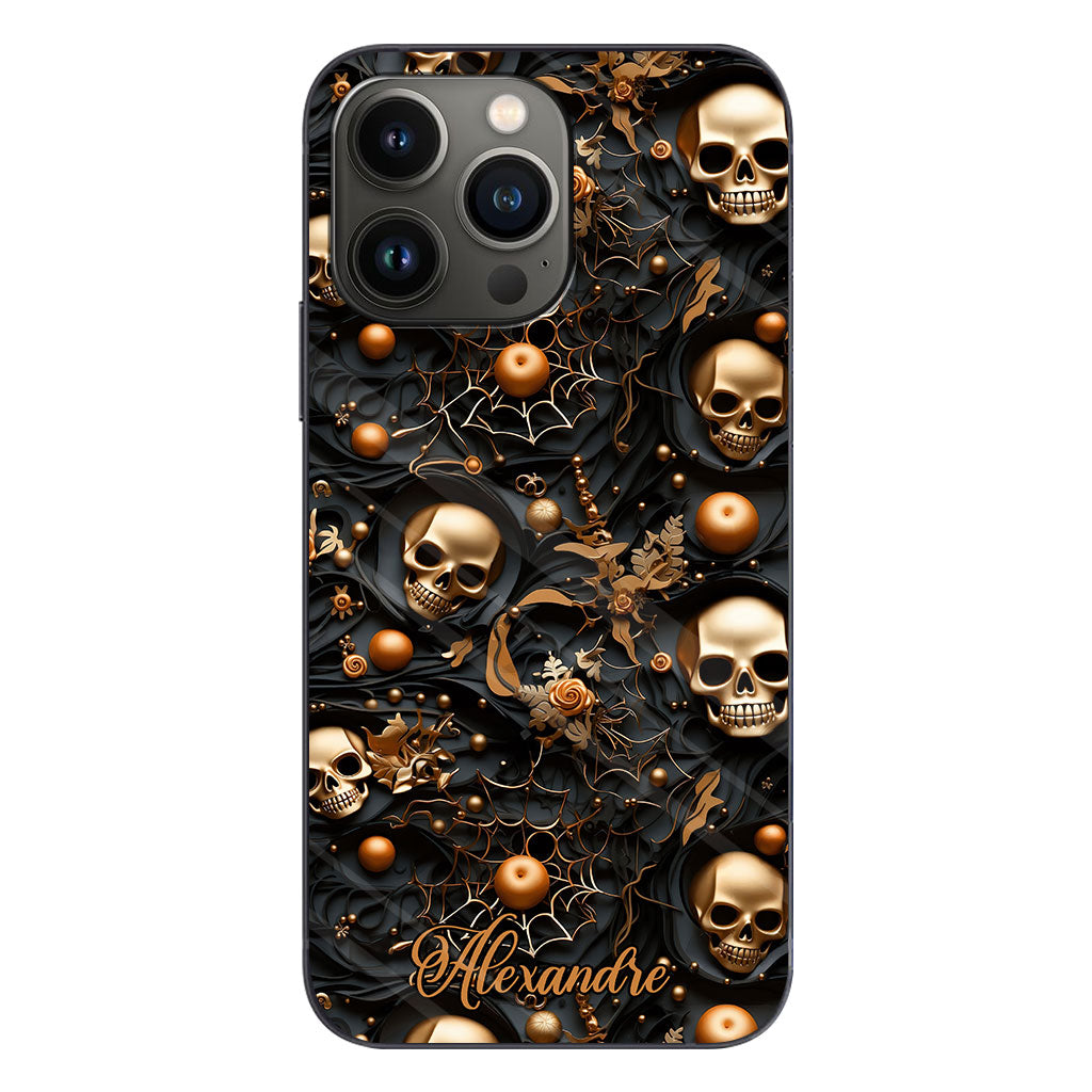 Gold Skull - Personalized Skull Phone Case