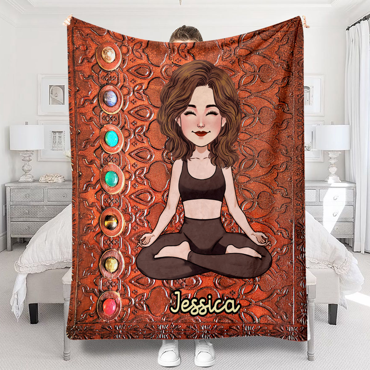 Namaste - Personalized Yoga Blanket