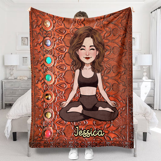 Namaste - Personalized Yoga Blanket