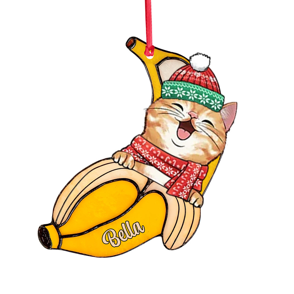 Little Cute Cat - Personalized Cat Ornament