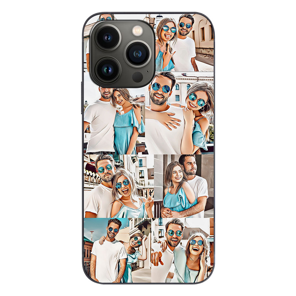 Cartoonize Photos Collage - gift for boyfriend, girlfriend, husband, wife - Personalized Phone Case