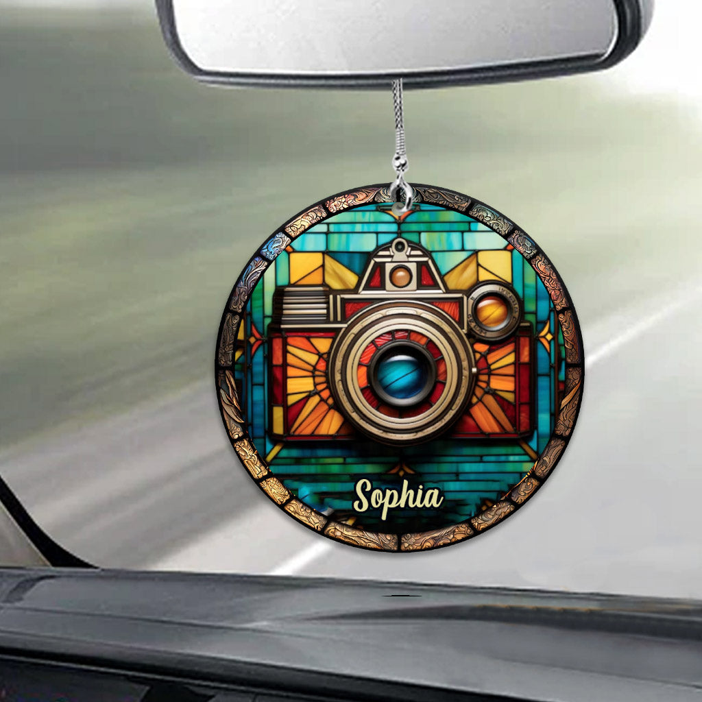 Just A Girl Who Loves Photography - Personalized Photography Car Ornament