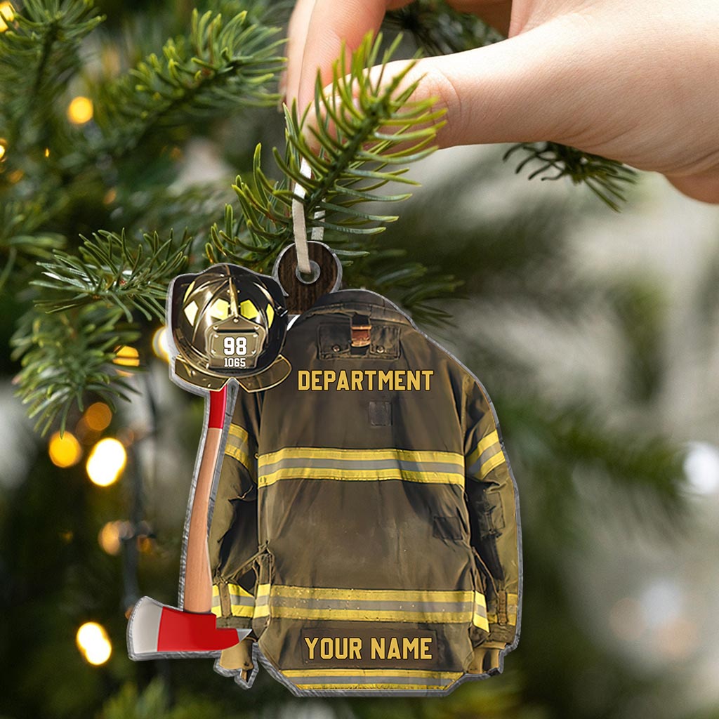 Firefighter Armor - Personalized Firefighter Ornament