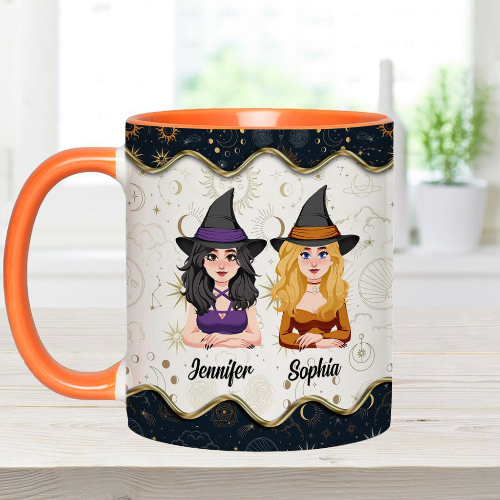 We're Not Sugar And Spice - Personalized Witch Accent Mug