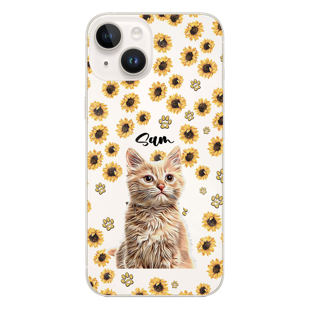 You Are My Sunshine - Personalized Dog Clear Phone Case