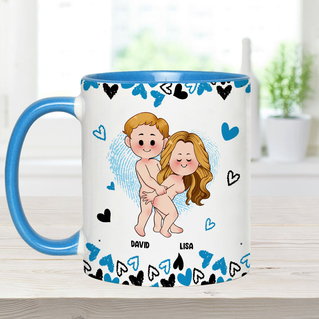 Lovely Couple - Personalized Couple Accent Mug