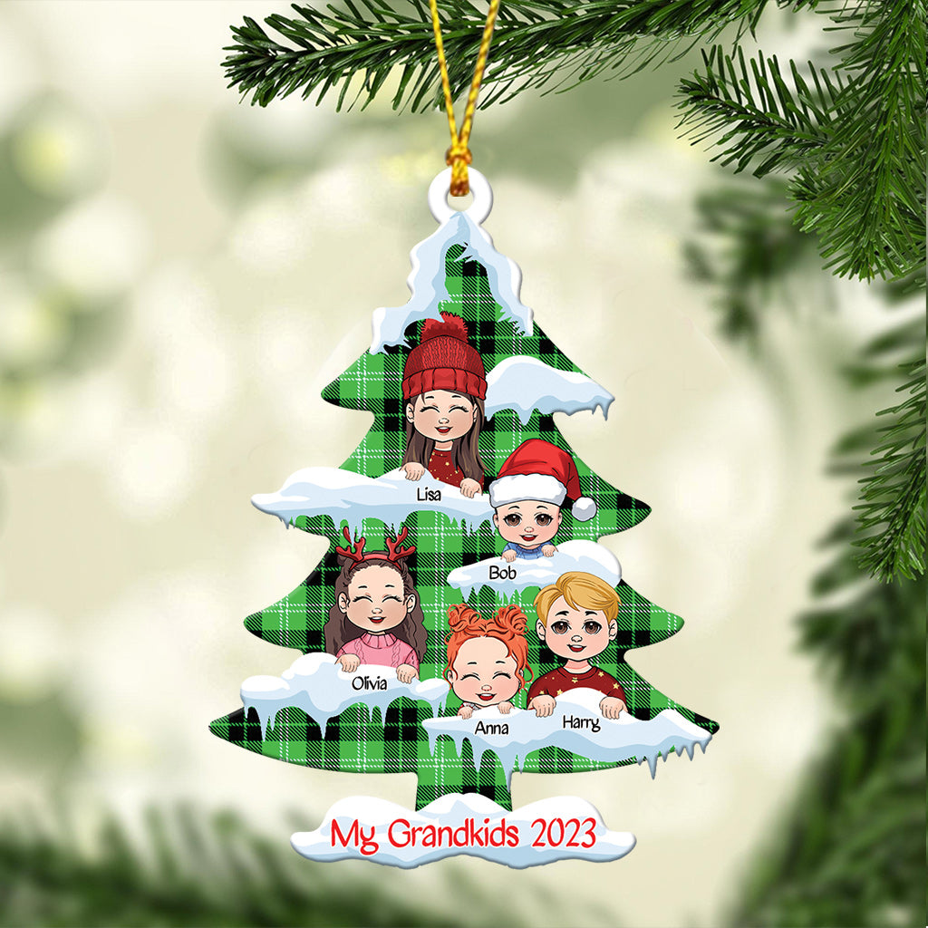 My Grandkids - Personalized Grandma Ornament