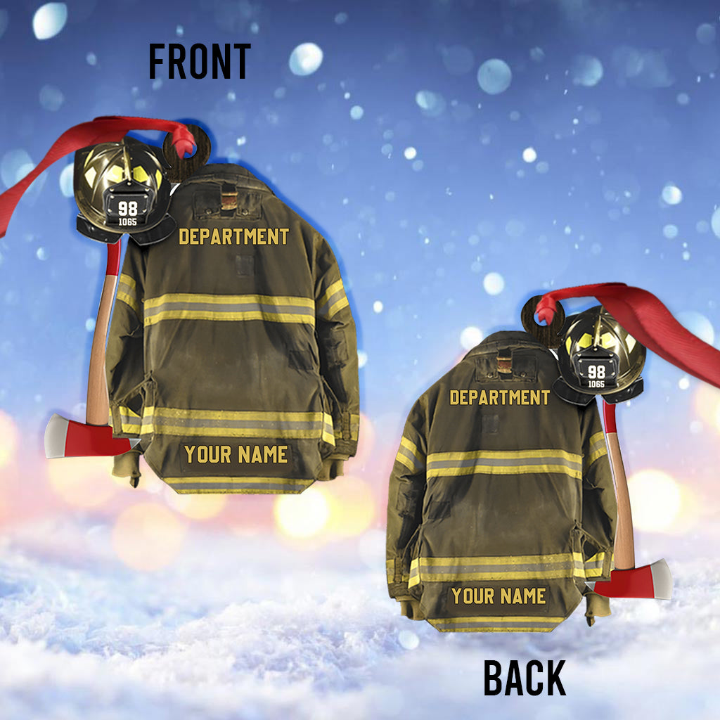Firefighter Armor - Personalized Firefighter Ornament