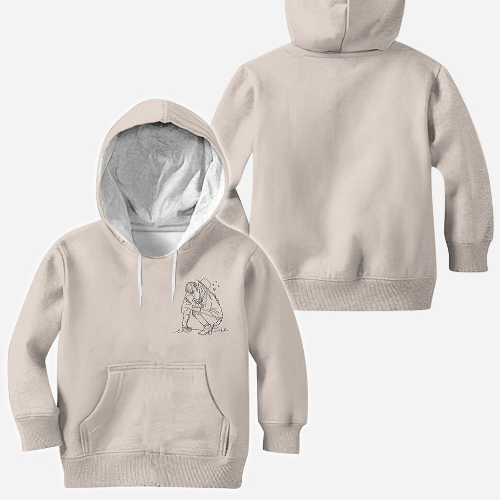 Line Drawing - Personalized Step Mom All Over Shirt