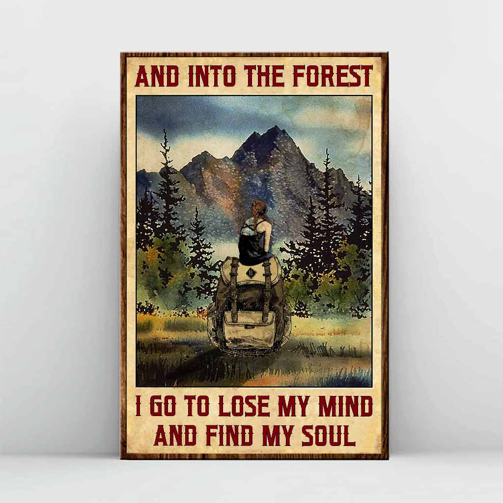 And Into The Forest I Go - Camping Poster