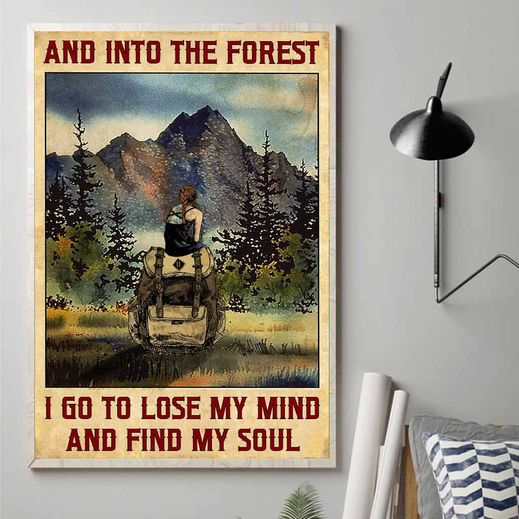 And Into The Forest I Go - Camping Poster