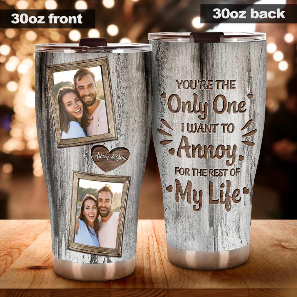 You Are The Only One - Personalized Couple Couple Tumbler