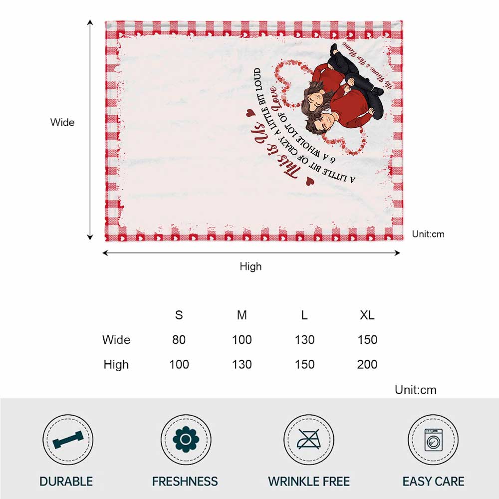 This Is Us - Personalized Couple Blanket