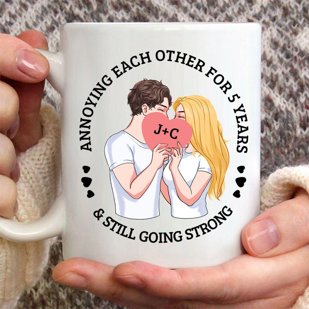 Annoying Each Other For Years And Still Going Strong - Personalized Couple Mug