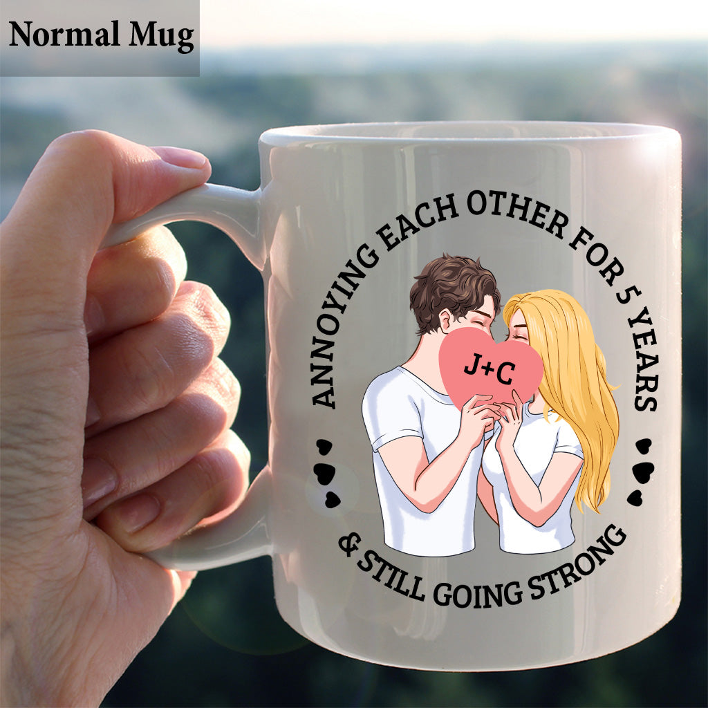 Annoying Each Other For Years And Still Going Strong - Personalized Couple Mug