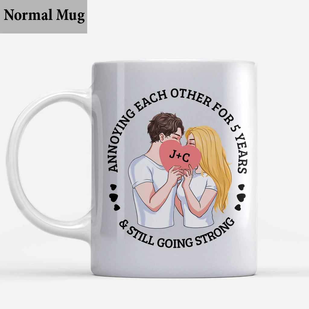 Annoying Each Other For Years And Still Going Strong - Personalized Couple Mug