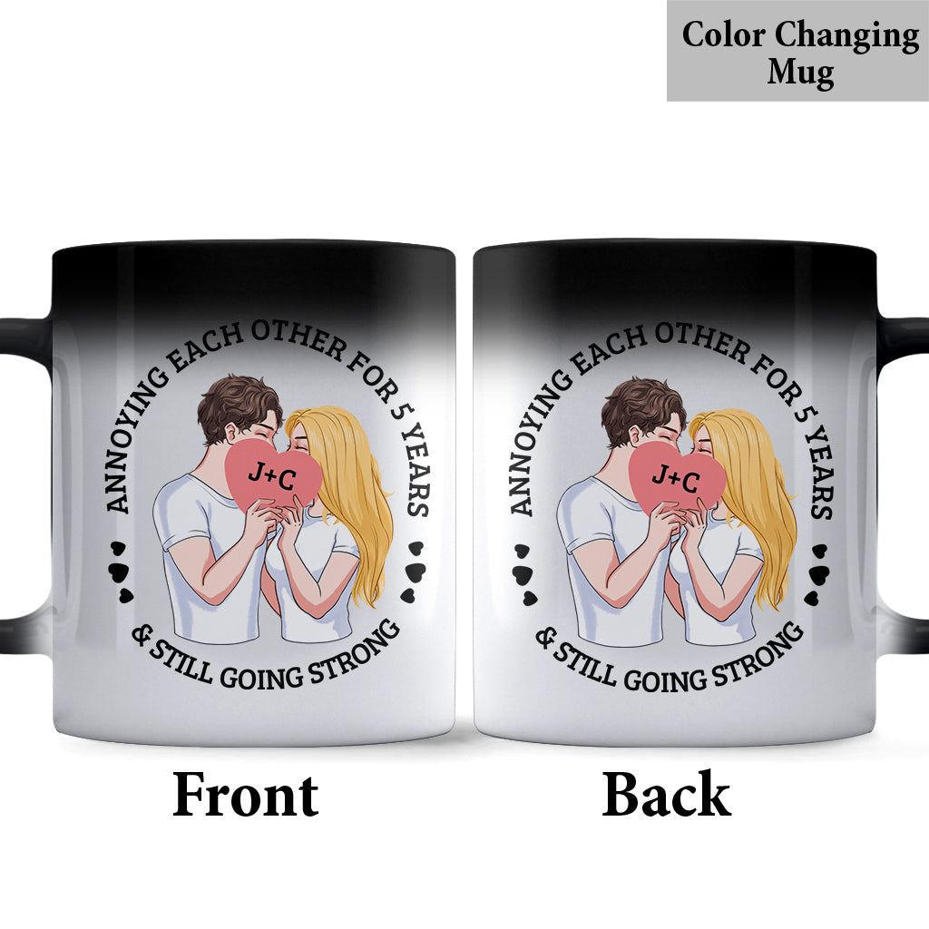 Annoying Each Other For Years And Still Going Strong - Personalized Couple Mug