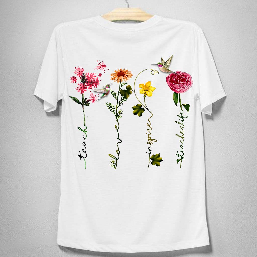 Teach Love Inspire - Personalized Teacher T-shirt and Hoodie