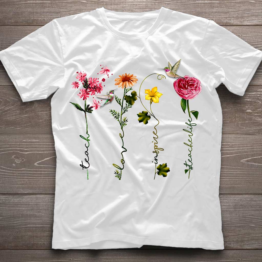 Teach Love Inspire - Personalized Teacher T-shirt and Hoodie