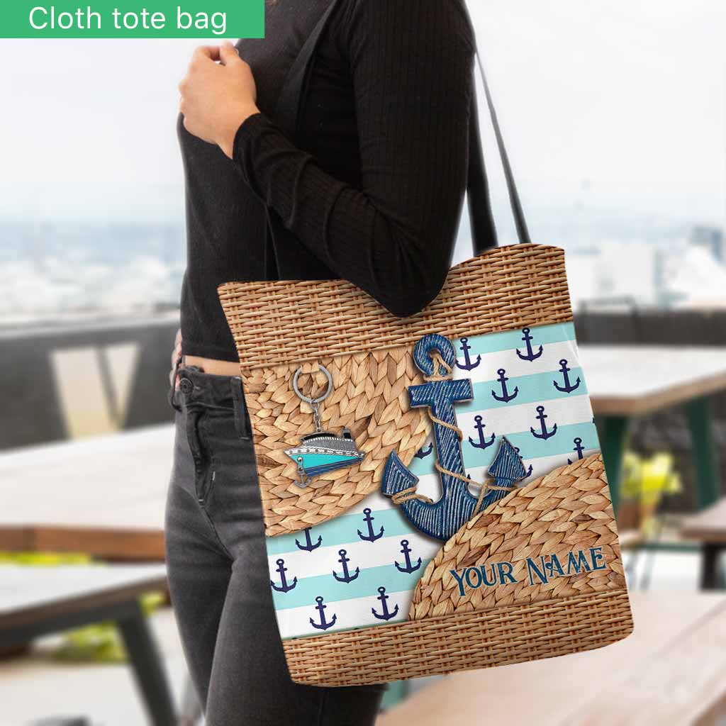 Sea Lover Eclectic Style - Personalized Sea Lover Tote Bag With 3D Pattern Print