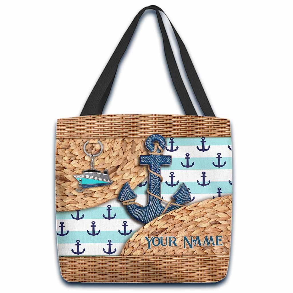 Sea Lover Eclectic Style - Personalized Sea Lover Tote Bag With 3D Pattern Print