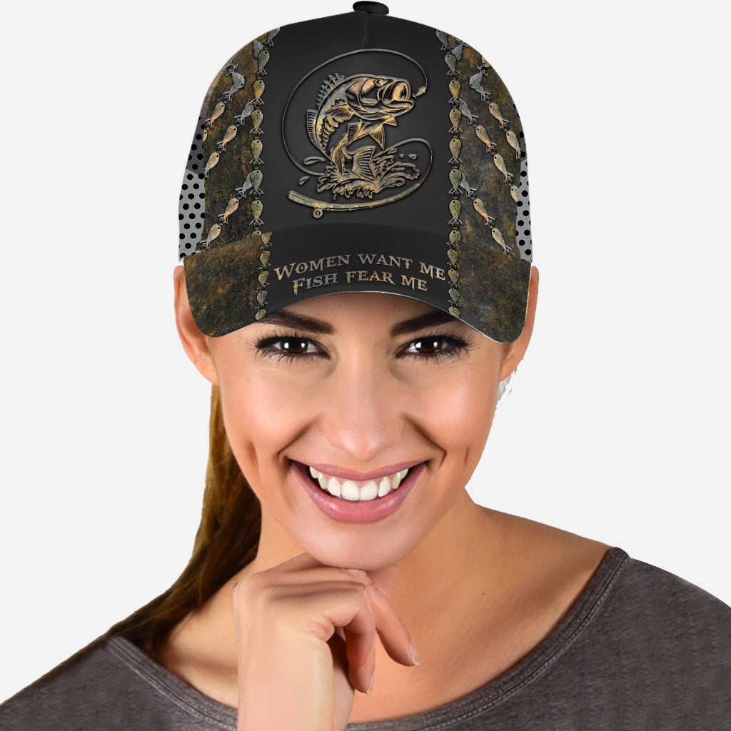 Fish Fear Me - Personalized Fishing Classic Cap