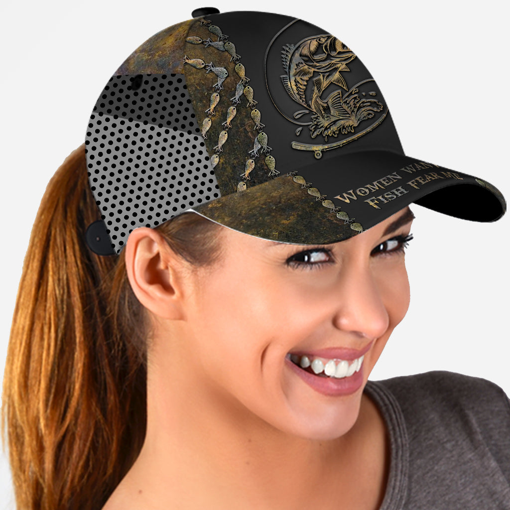 Fish Fear Me - Personalized Fishing Classic Cap