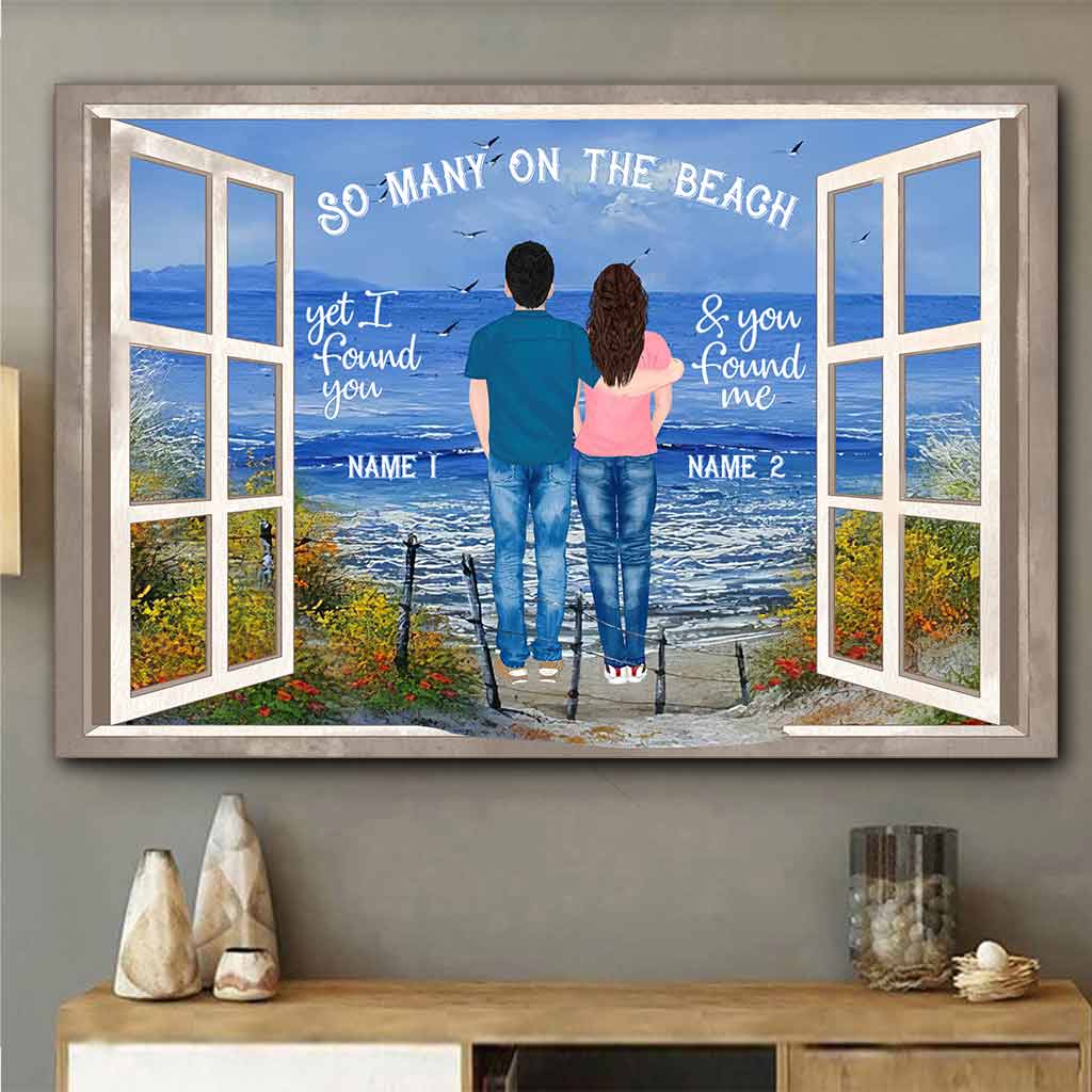 So Many On The Beach - Sea Lover Personalized Poster