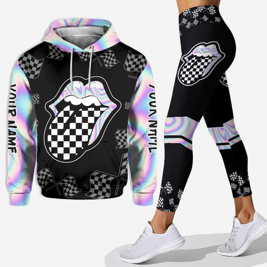 I'm Not Sugar And Spice - Personalized Racing Hoodie and Leggings