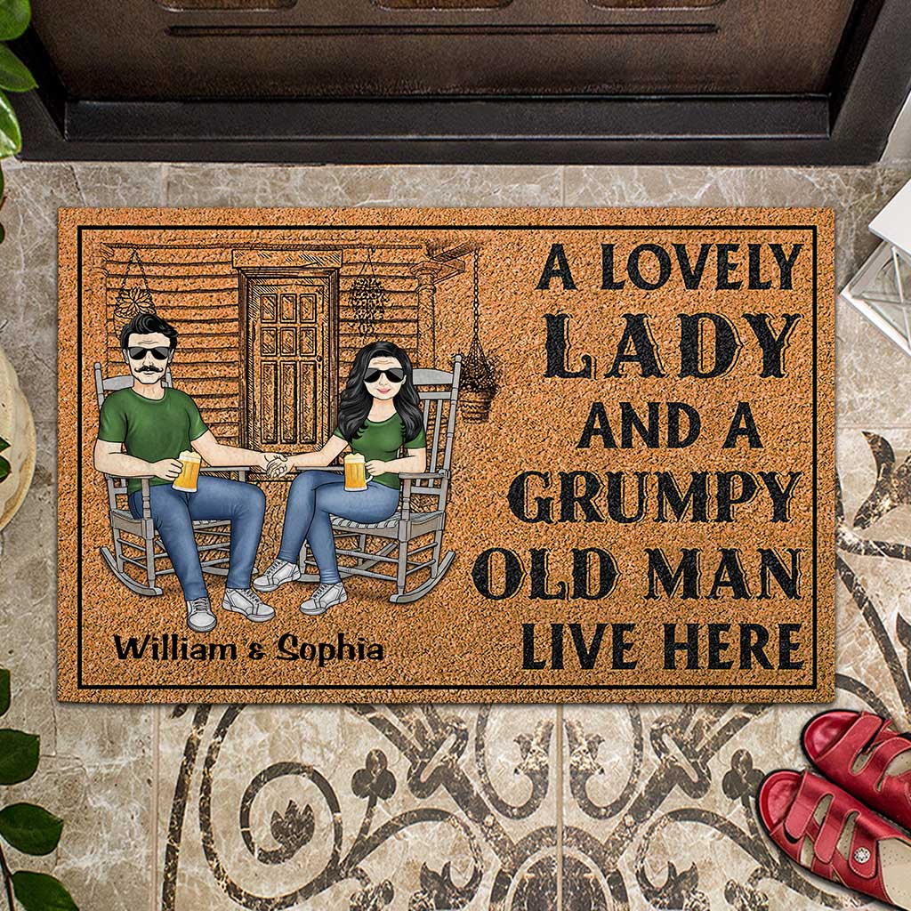 Family Couple - Personalized Couple Doormat
