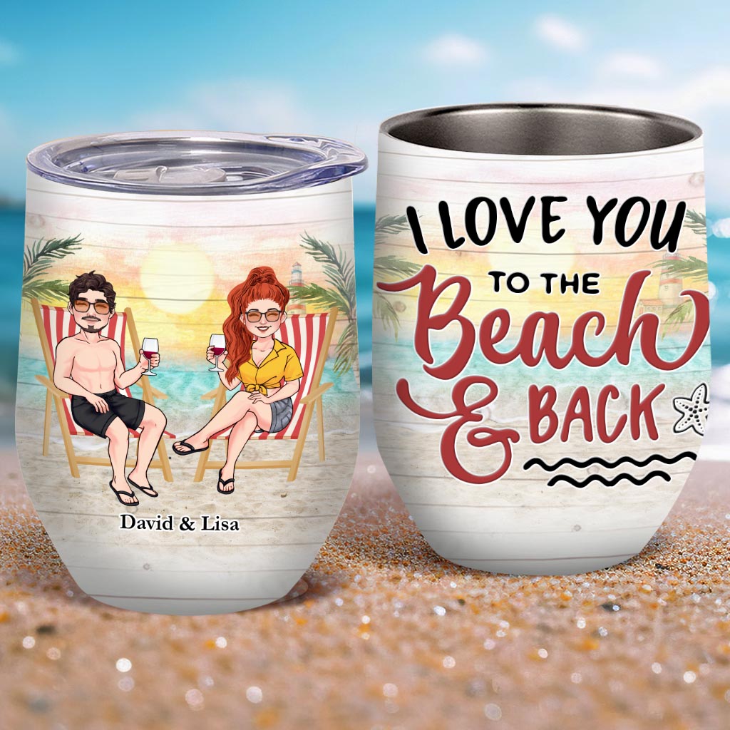 You And Me We Got This - Personalized Sea Lover Wine Tumbler