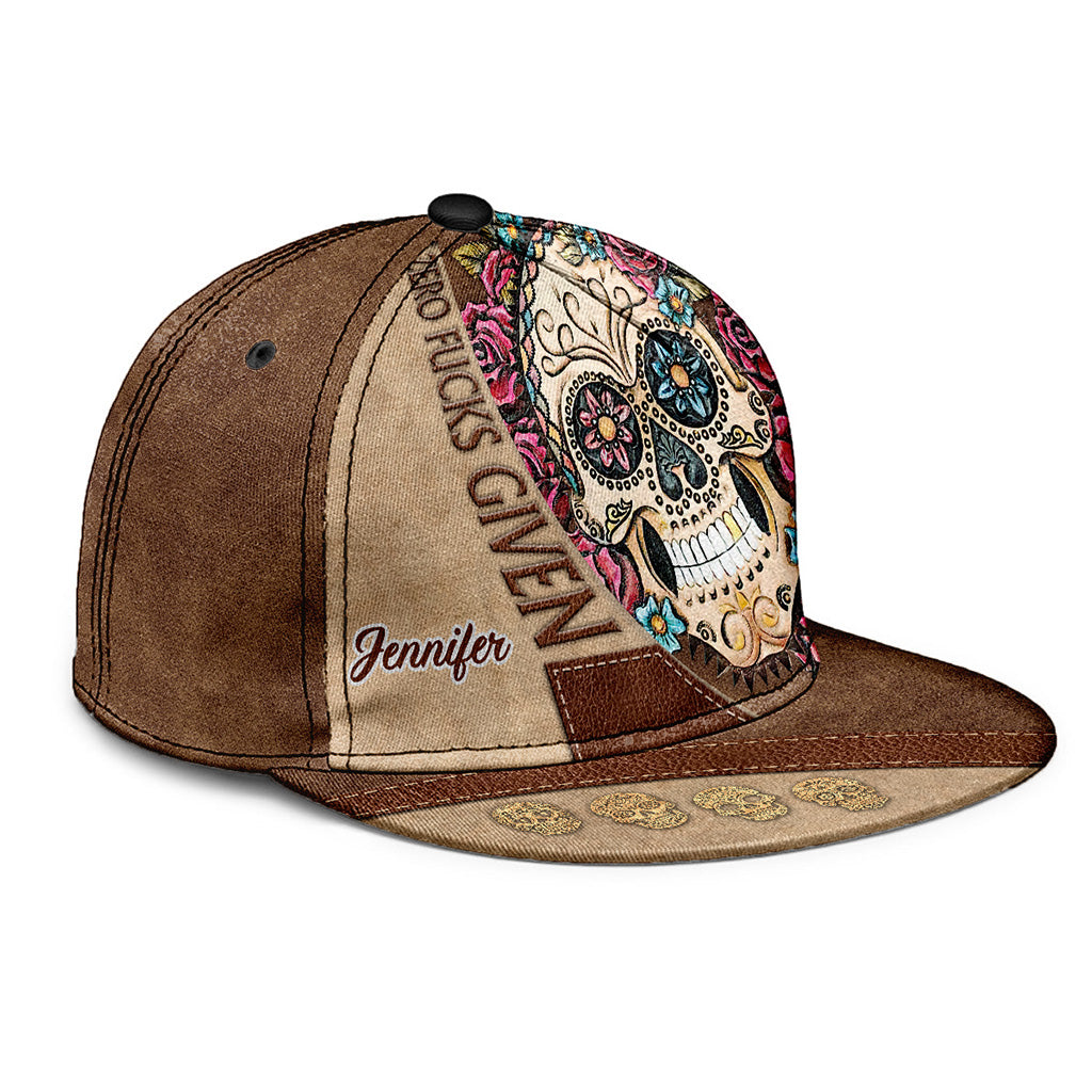Zero F Given - Personalized Skull Snapback