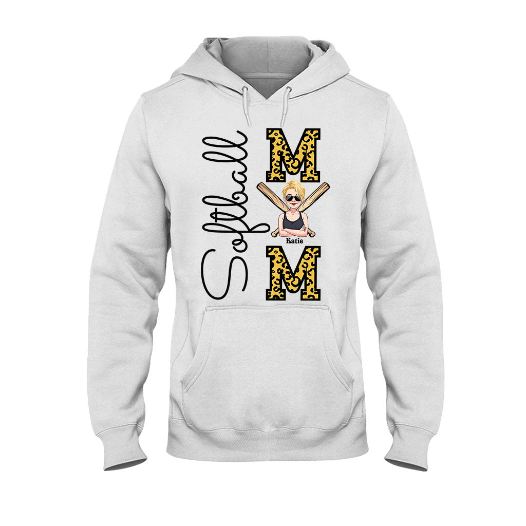 Softball Mom - Personalized Softball T-shirt and Hoodie