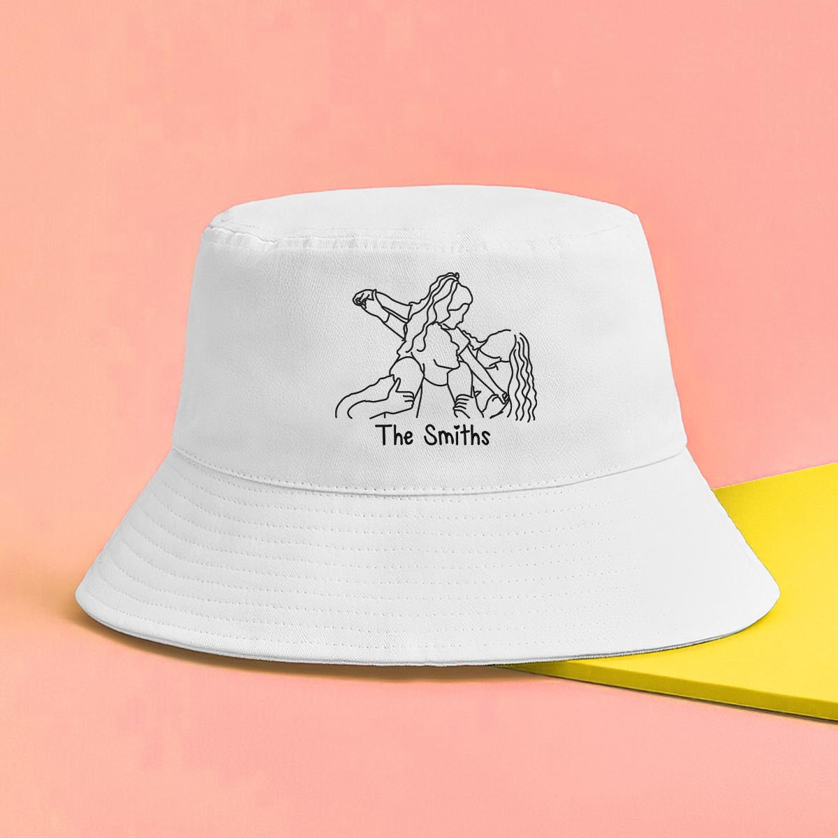 Custom Photo - Personalized Family Embroidered Bucket Hat