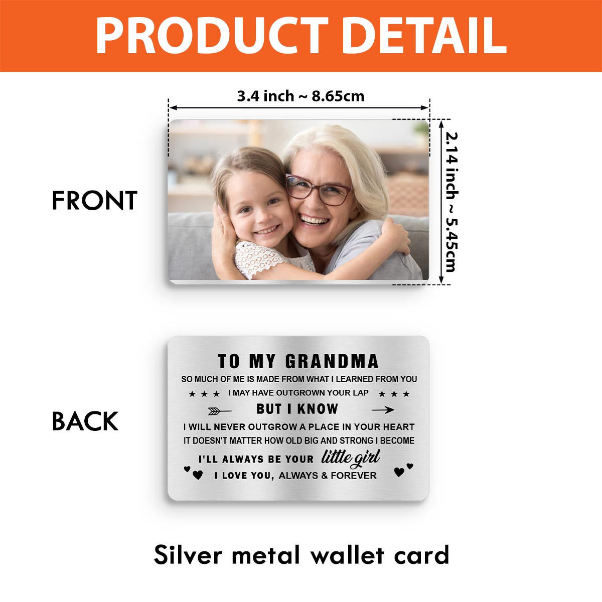 To My Dad - Gift for dad, grandma, grandpa, mom, uncle, aunt - Personalized Wallet Insert Card