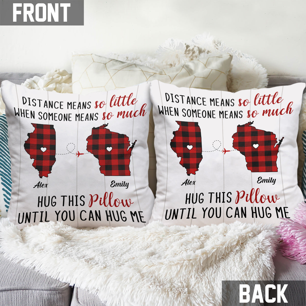 Someone Means So Much - Personalized Throw Pillow