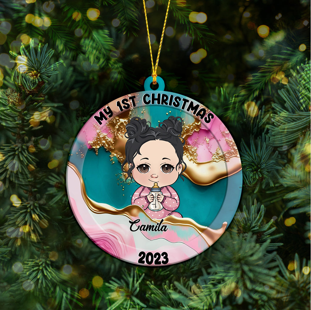 My 1st Christmas - Personalized Newborn Ornament