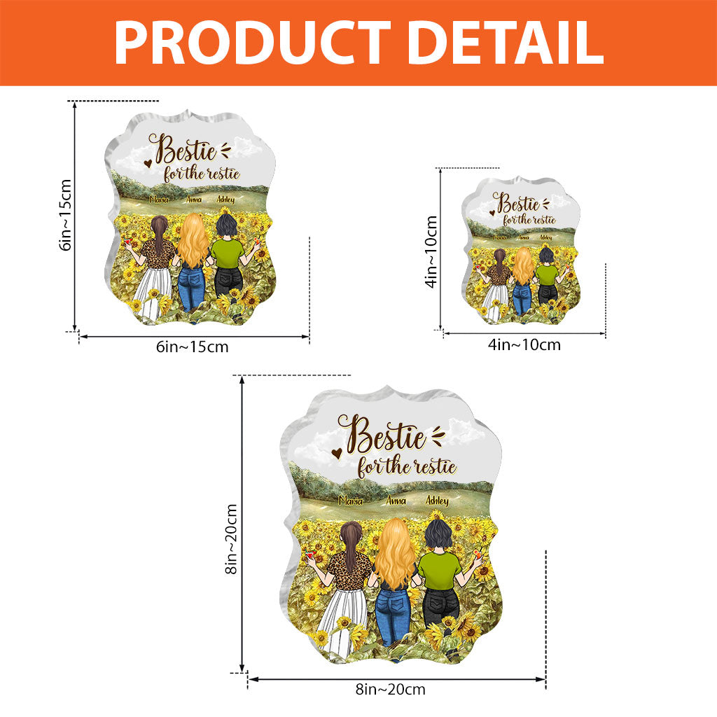 Bestie Forever - Bestie gift for sister - Personalized Custom Shaped Acrylic Plaque