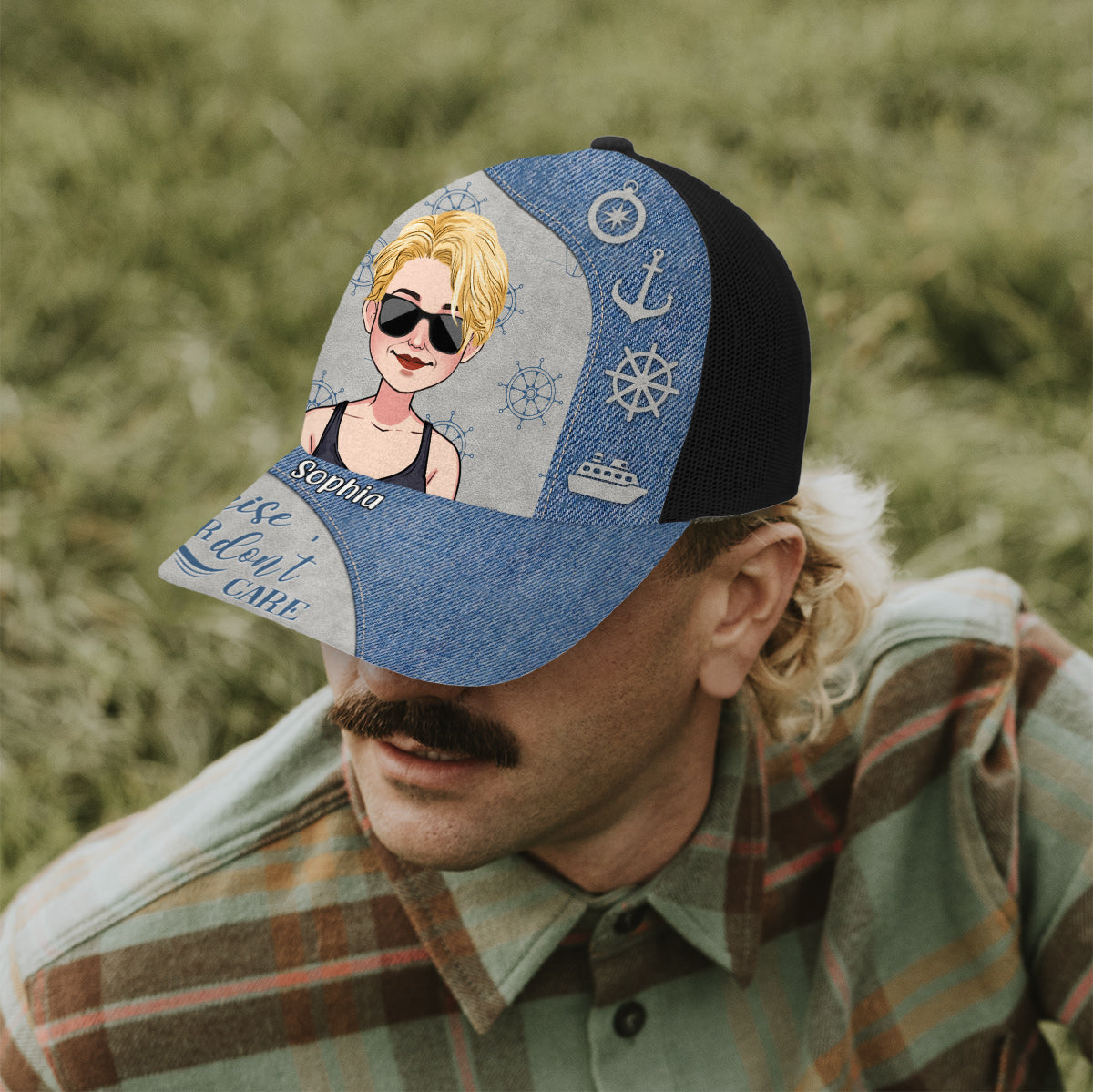 Cruise Hair Don't Care - Personalized Cruising Trucker Hat